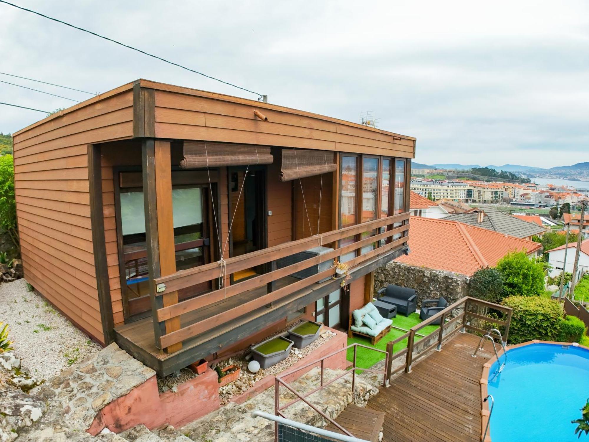 Cabana Vila Do Mar Baiona Exterior photo
