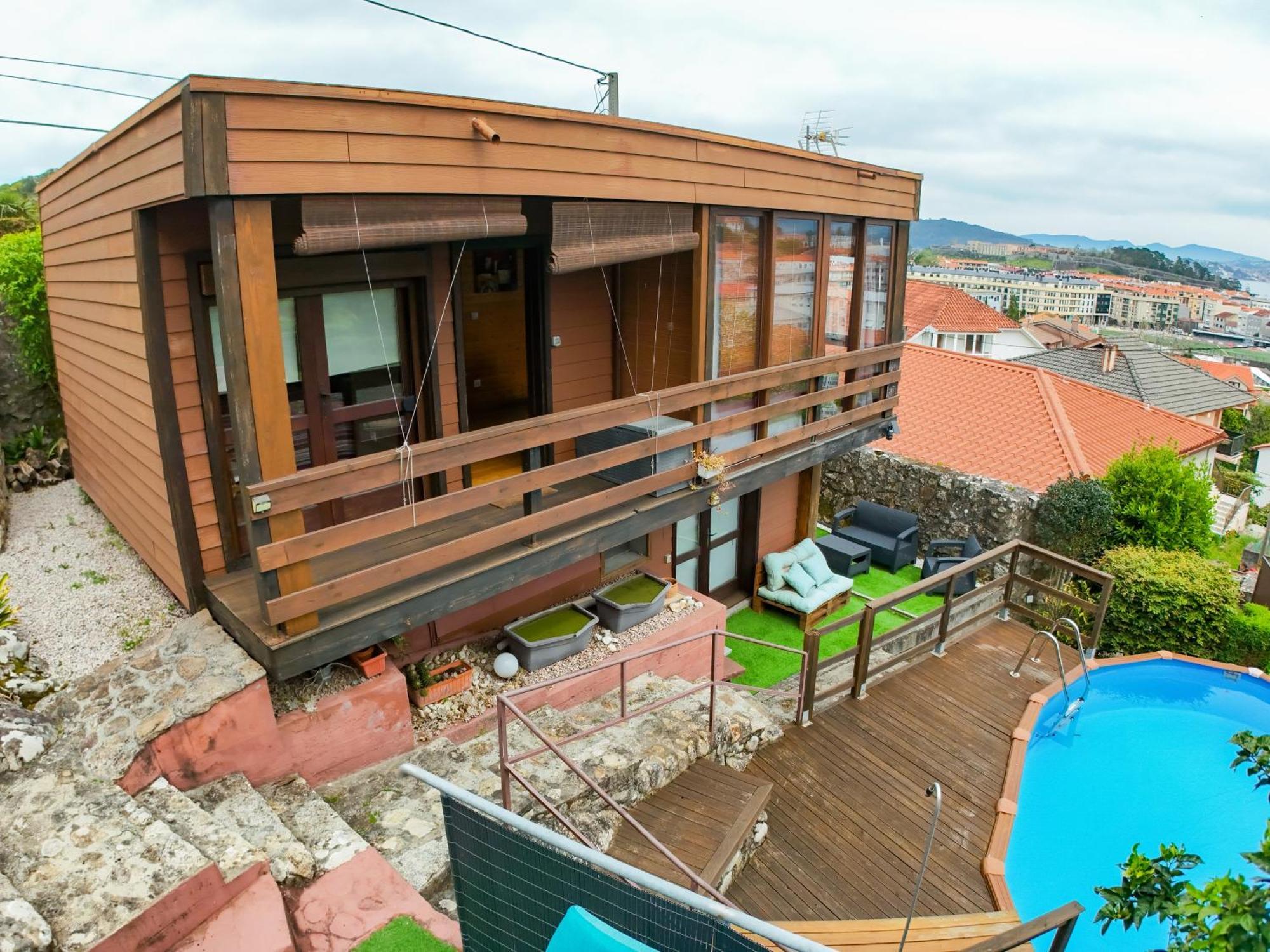 Cabana Vila Do Mar Baiona Exterior photo